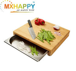 Bamboo Cutting Board  With Try