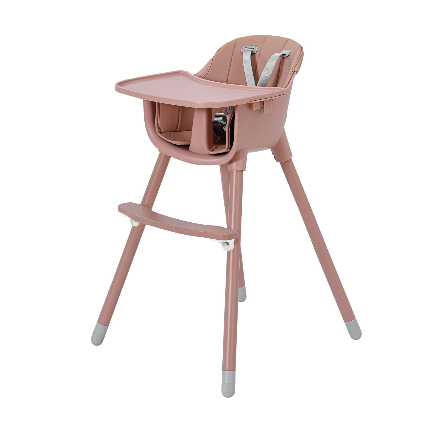 3 in 1 Wood Modern Baby High Chair Toddlers Convertible