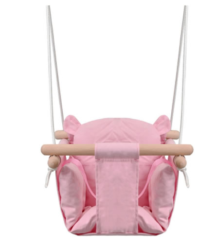 Baby swing chair hanging with pillow
