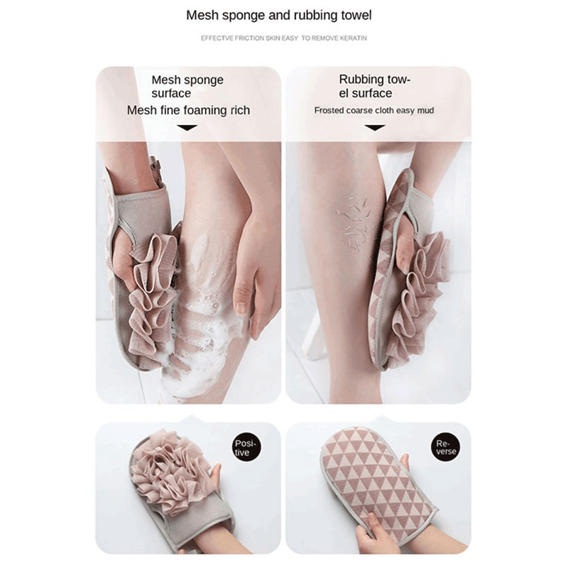 Exfoliating Bath Glove Mitt For Body Cleaning