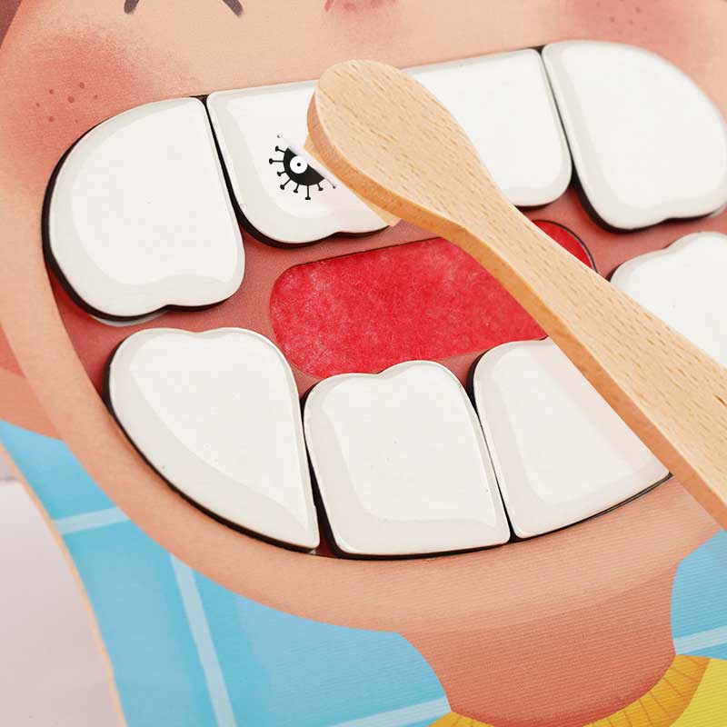 Tooth defense battle to cultivate the habit of brushing teeth board game for children