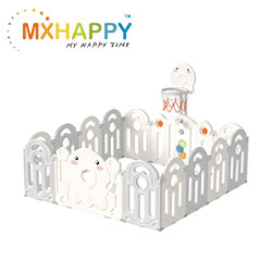 Children indoor foldable protective play fence