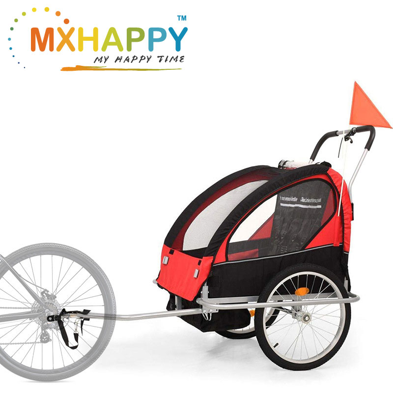 Outdoor baby bicycle trailer