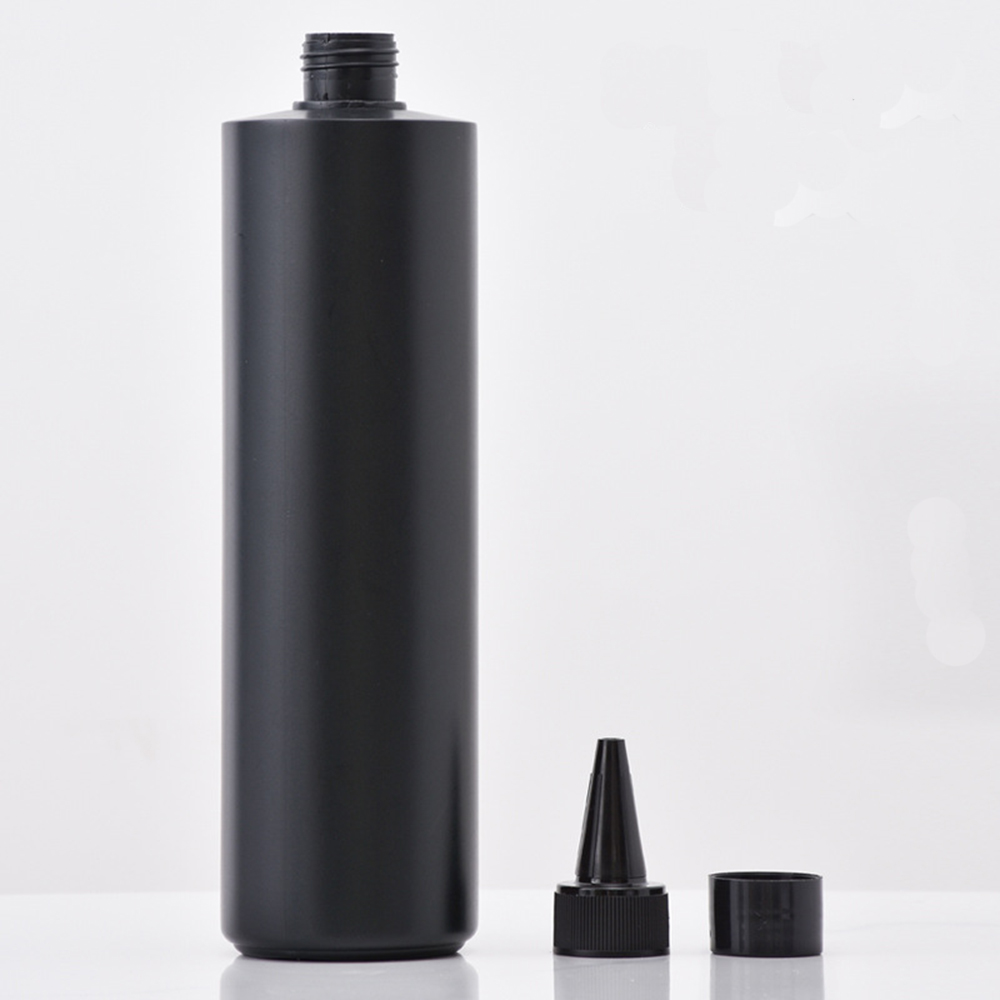 Plastic Glue Bottle 25ML 130ML 250ML 500ML Black Squeeze Bottle Pointed Bottle