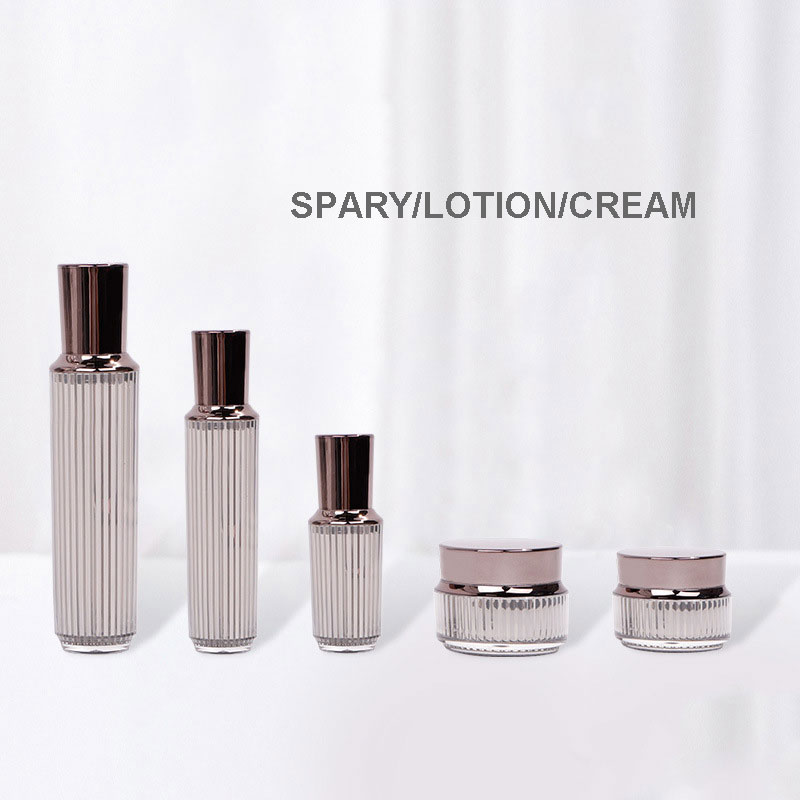 New brushed bottle acrylic lotion cream eye cream bottle cosmetic set packaging material 30ml 50ml 100ml