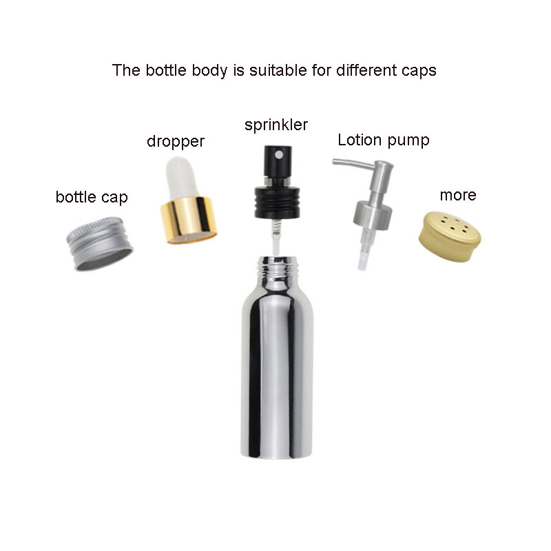 320ML [Customized processing] Washing care set aluminum bottle hydrating spray aluminum can pump head spray bottle 300ml-500ml