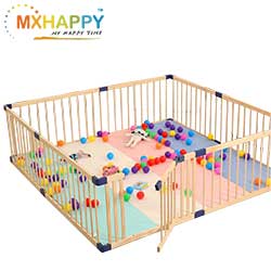 Wooden baby Safety Play Center