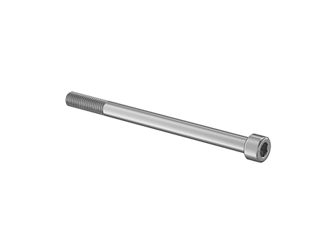 18-8 Stainless Steel Socket Head Screw, M10 x 1.5 mm Thread, 140 mm Long