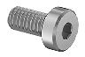 18-8 Stainless Steel Low-Profile Socket Head Screws with Hex Drive, M4 x 0.7 mm Thread, 8 mm Long