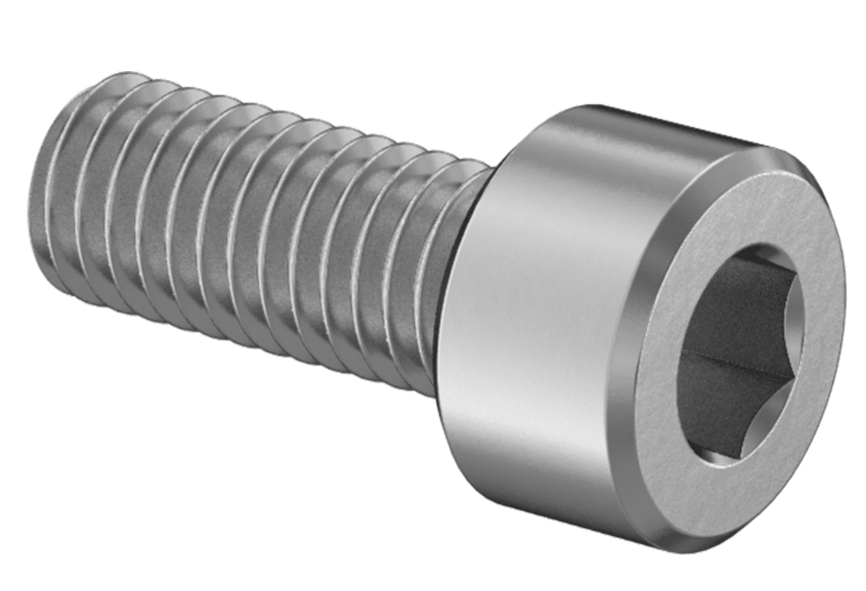 Stainless Steel 304  Hex Drive Flat Head Screw, M5x 0.45 mm Thread, 12mm Long