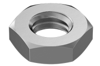 View:Thin Hex Nut, M8-1.25, SS