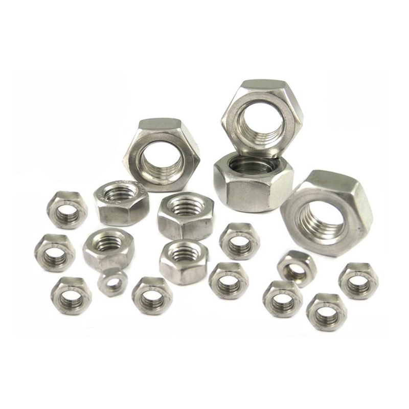 18-8 Stainless Steel Hex Nut M4 x 0.7 mm Thread