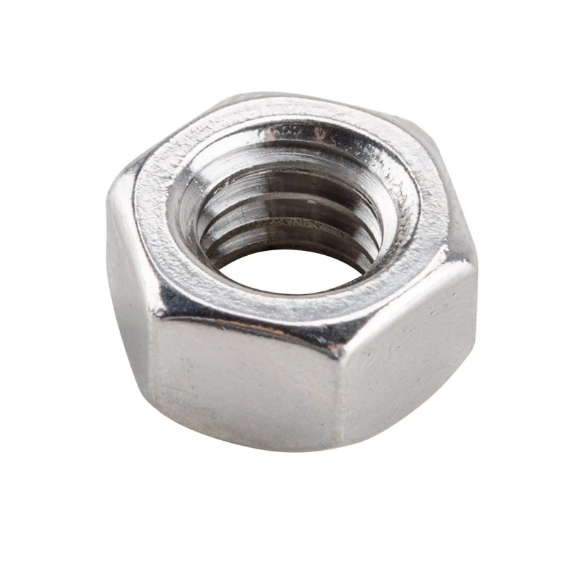 18-8 Stainless Steel Hex Nut M4 x 0.7 mm Thread