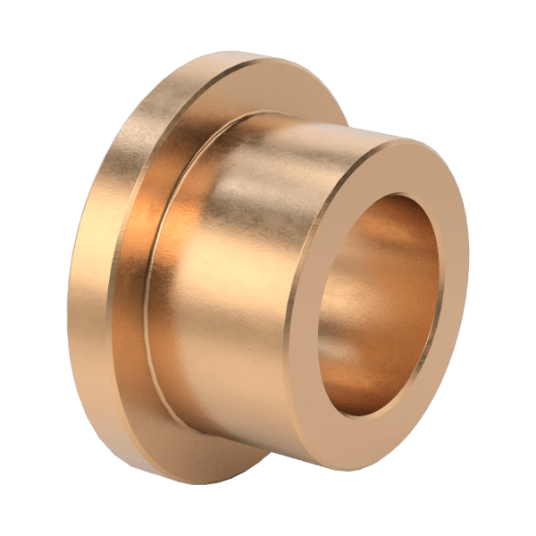 Multipurpose Flanged Sleeve Bearing for 12 mm Shaft Diameter and 18 mm Housing ID, 12 mm Long