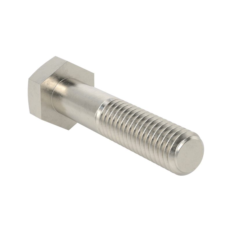 18-8 Stainless Steel Hex Head Screw M6 x 1 mm Thread, 30 mm Long, Partially Threaded