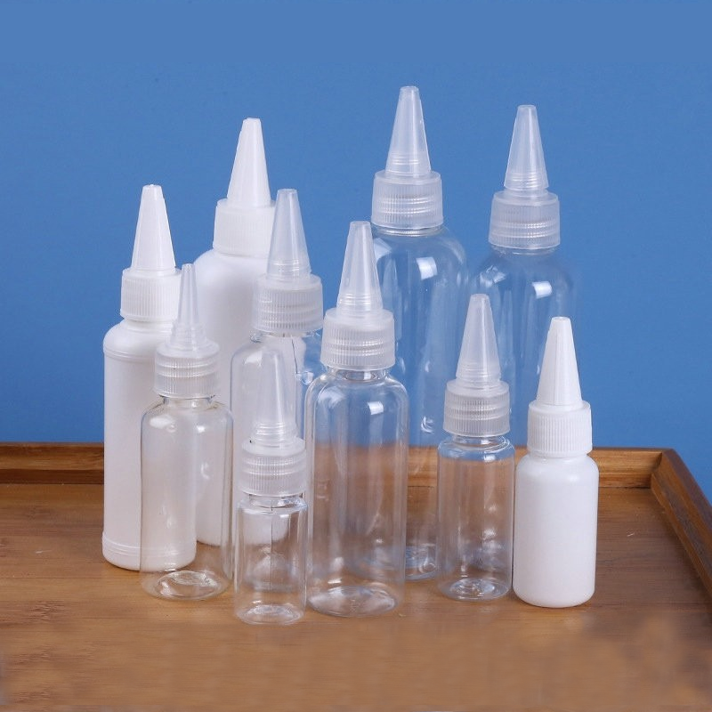 20ml pointed bottle PET white plastic bottle,