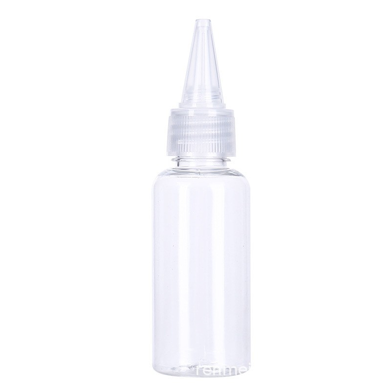 400ml pointed bottle PET transparent plastic bottle  Liquid medicine glue lotion pigment