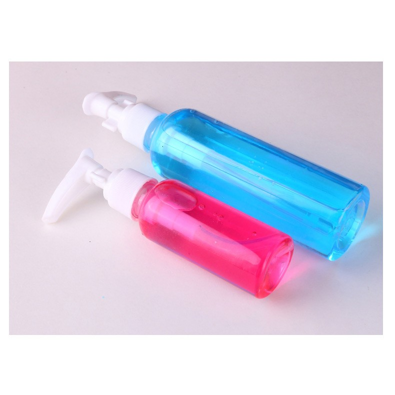 50ml PET transparent plastic travel portable press lotion bottle