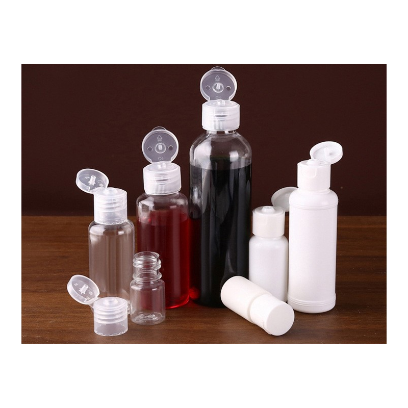 5ml Transparent White plastic flip bottle Makeup water lotion wash free hand liquid split bottle