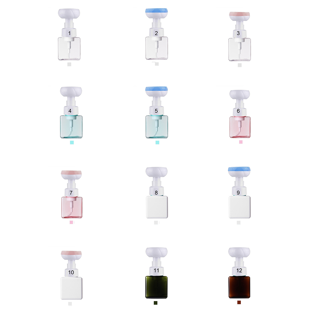 450ml Plastic hand sanitizer bottle separate bottle foam flower bubble bottle