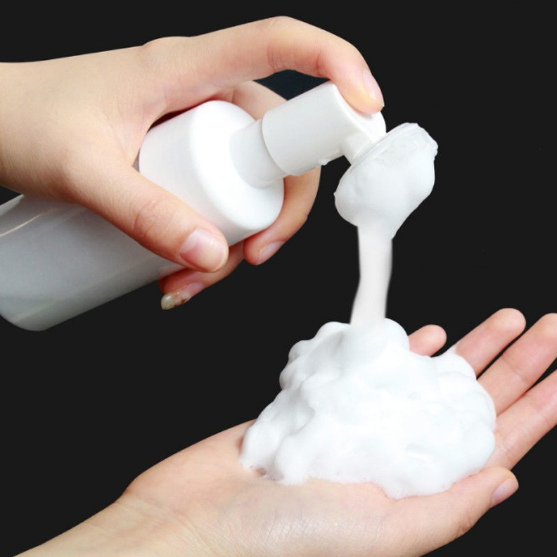 150ml Silicone brush foam lotion press bottle