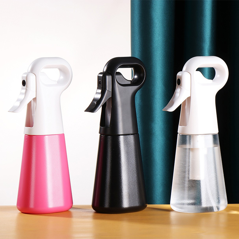 300ML hand-held high pressure continuous spray bottle cock head fine mist spray bottle hair care disinfection garden spray bottle