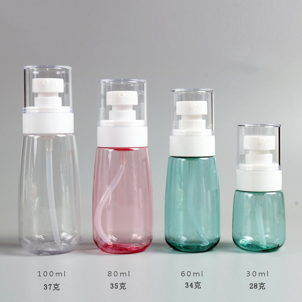 100ml PETG pressure lotion type facial cleanser bottles spray bottle