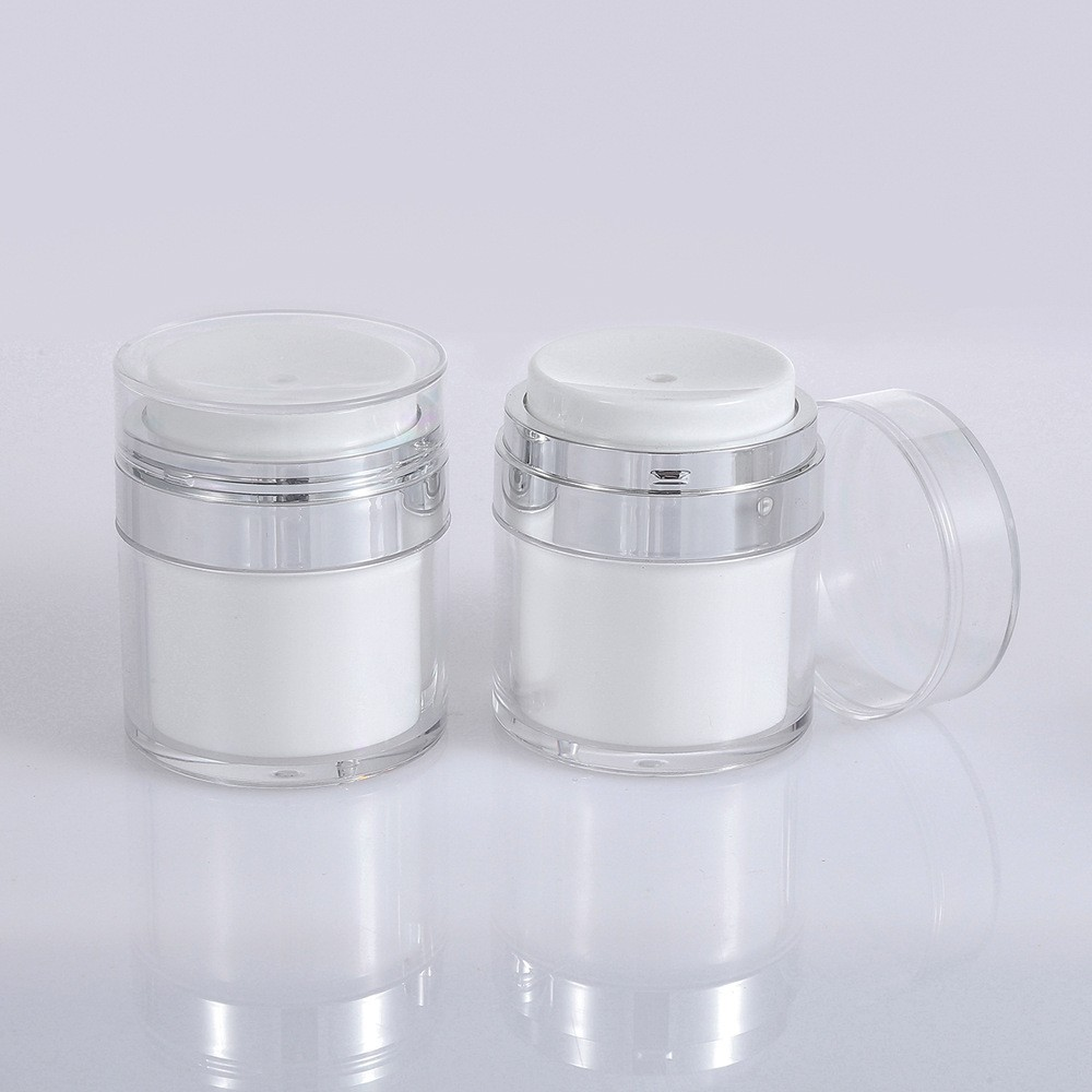 Push type cream dispenser bottle