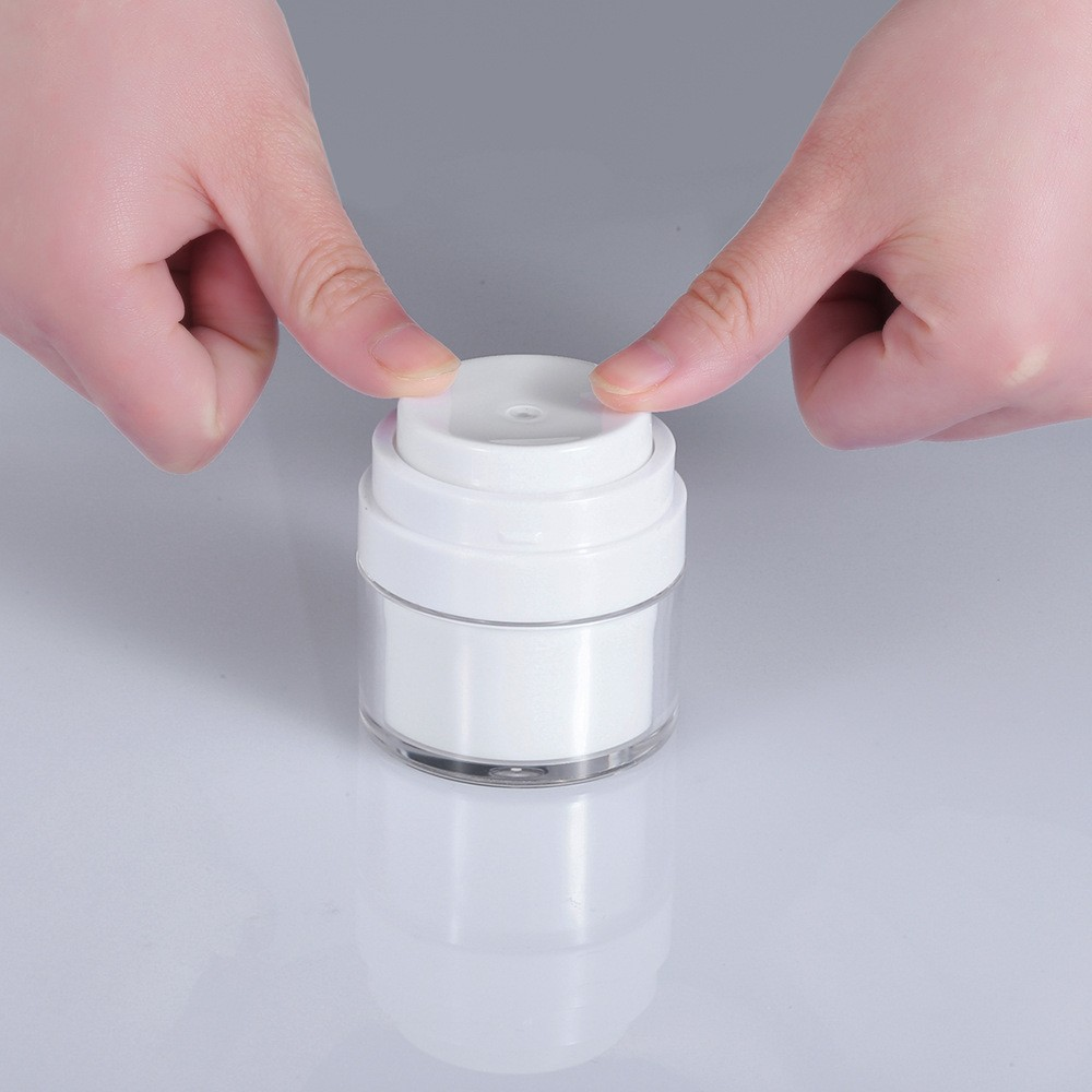 Push type cream dispenser bottle