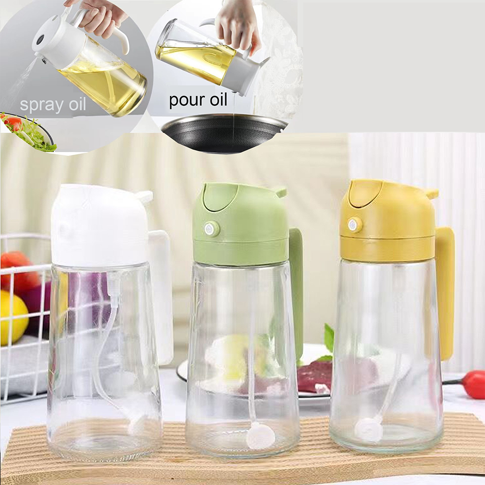 Spray bottle glass 2-in-1 oil pot