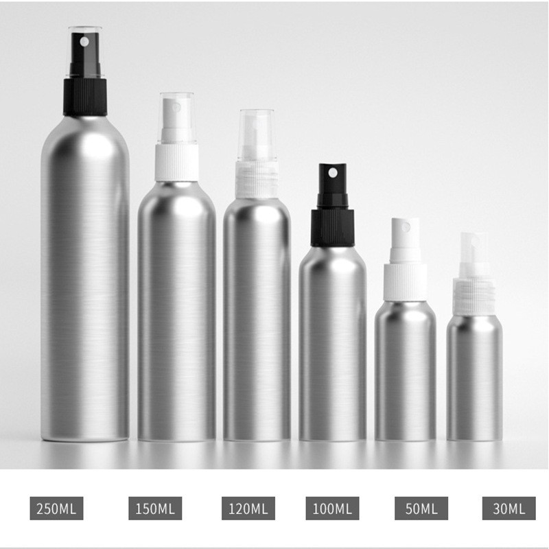 Press spray bottle aluminum bottle