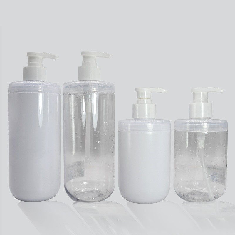 Cylindrical shampoo bottle press type