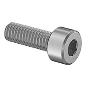 18-8 Stainless Steel Socket Head Screw, M4 x 0.7 mm Thread, 12 mm Long