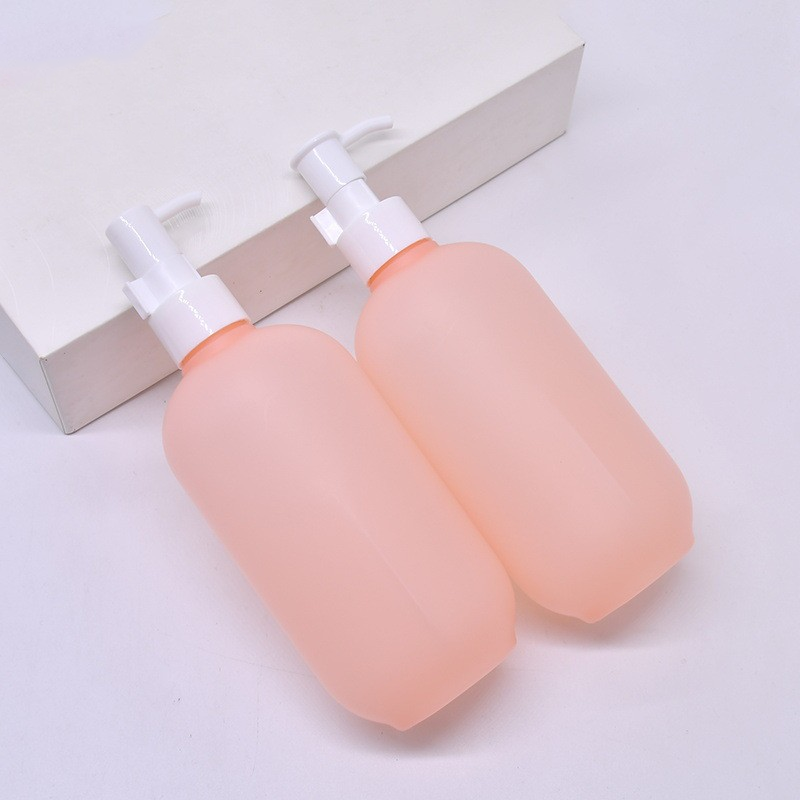 Customized 200ml press bottle oval cosmetic bottle