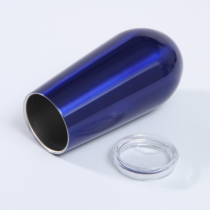 6oz egg insulated glass U-shaped egg shaped glass beer glass printed