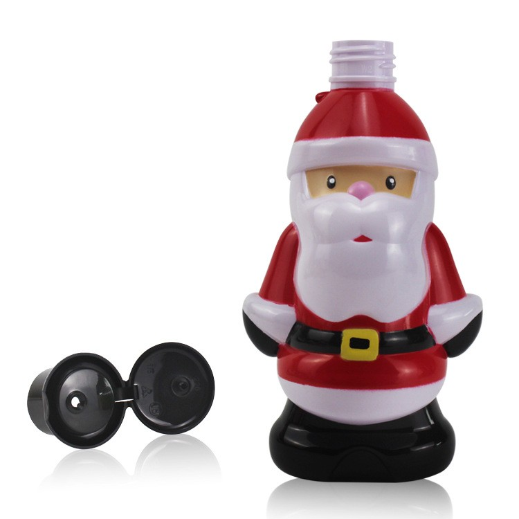 Santa Claus bottle PET bottle shower gel, hand sanitizer, cartoon bottle