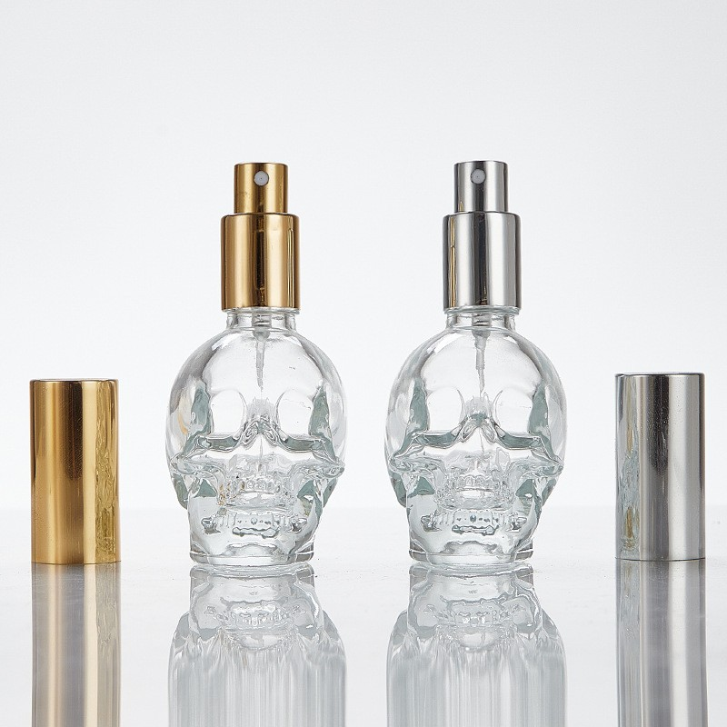 50ml Skull Glass perfume Empty Bottle