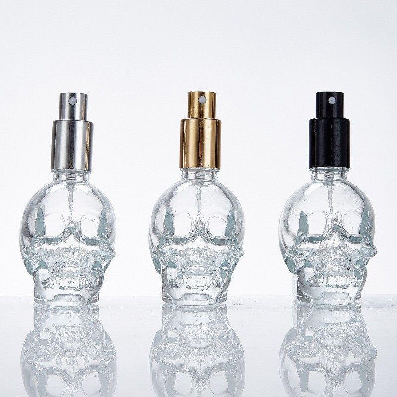 50ml Skull Glass perfume Empty Bottle