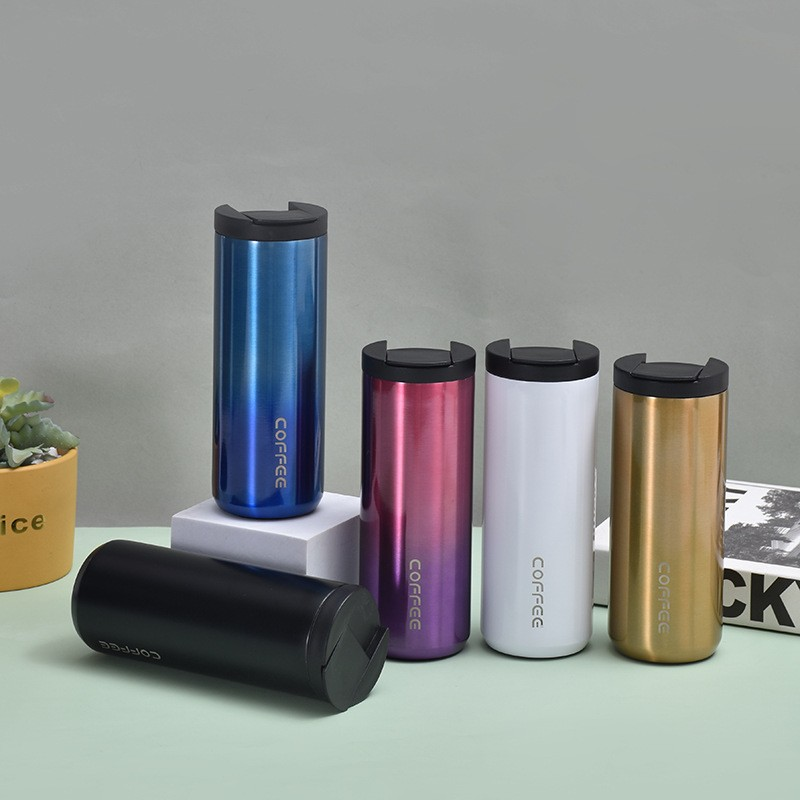 Portable coffee cup and insulated cup thermos