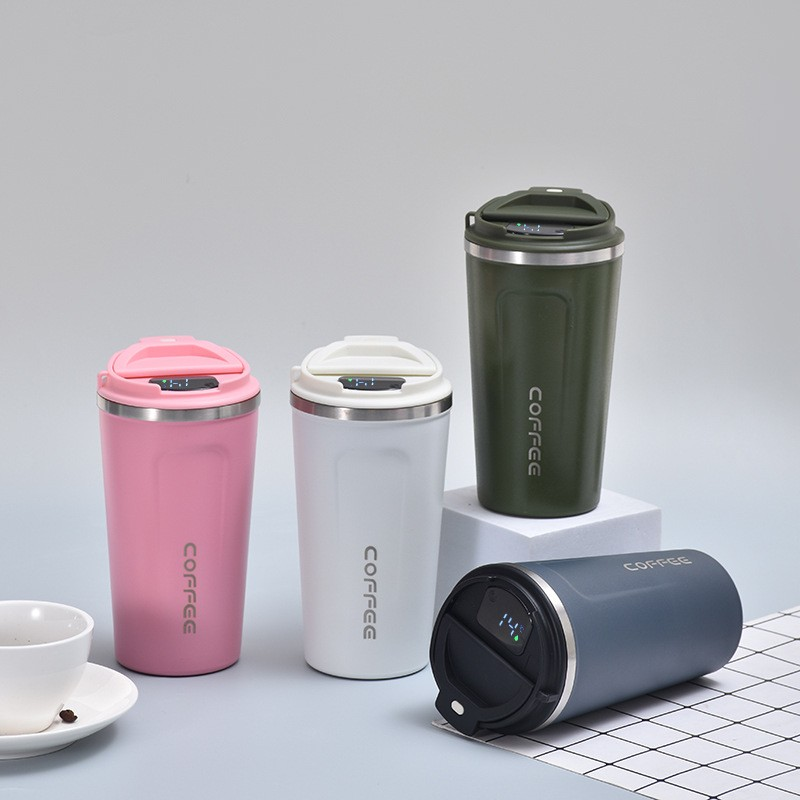 380ml Intelligent LED temperature display coffee cup insulated cup thermos