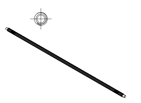 TR6 PAN ROD