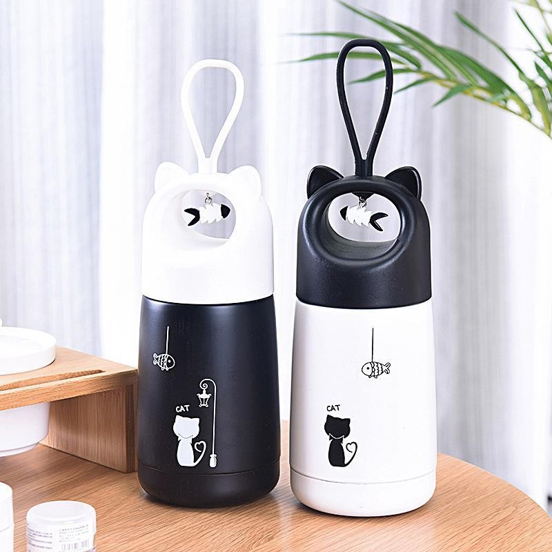 350ml,Thermos  coffee cup, 304 stainless steel insulated cup inside and outside, outdoor high-value, male and female student car water cup wholesale customization