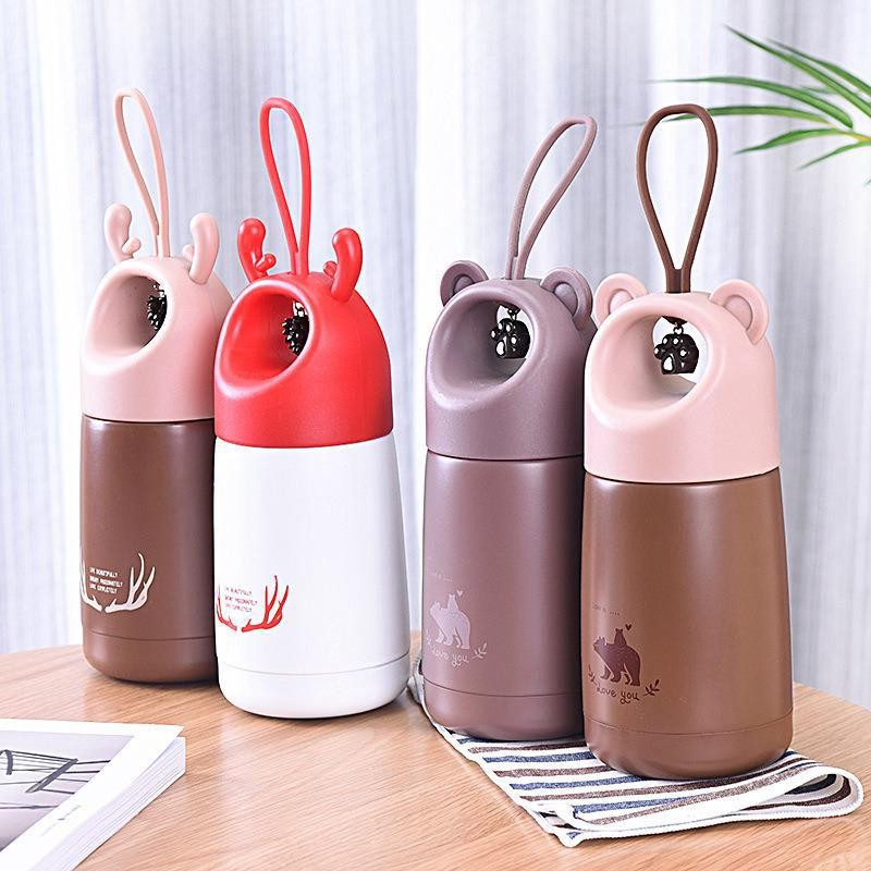 350ml,Thermos  coffee cup, 304 stainless steel insulated cup inside and outside, outdoor high-value, male and female student car water cup wholesale customization