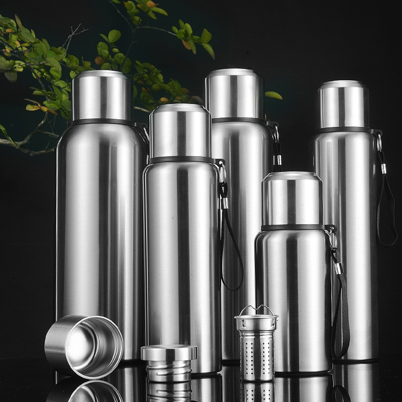 2000ml  Large capacity insulated cup 316 stainless steel insulated water cup Outdoor all steel insulated cup Customized logo
