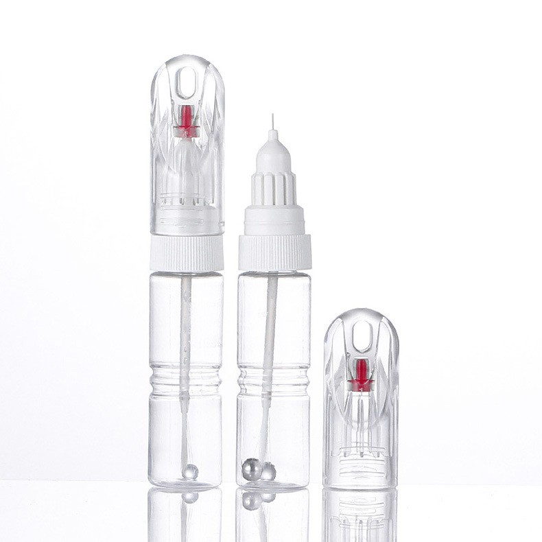 17g 17ml customized plastic bottle car touch up pen empty bottle nail art brush bottle multifunctional beauty pen glue bottle