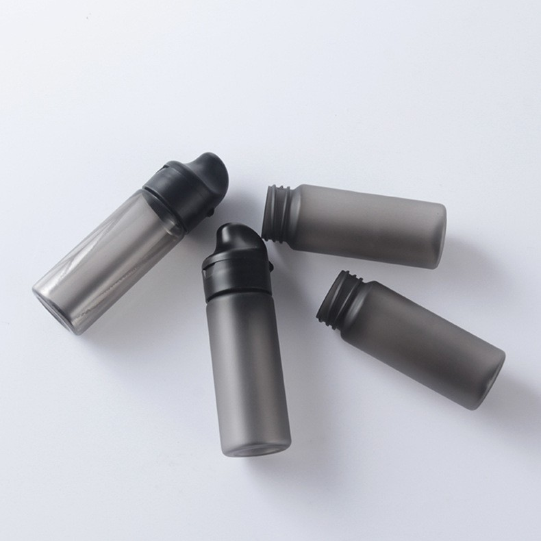 30ml PET plastic e-liquid bottle, short and chubby filling bottle, transparent black liquid dispensing bottle