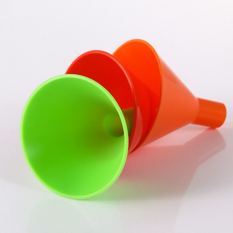 Custom Plastic funnel, food grade PP material, colored household oil leakage, wine leakage, liquid leakage, packaging small funnel