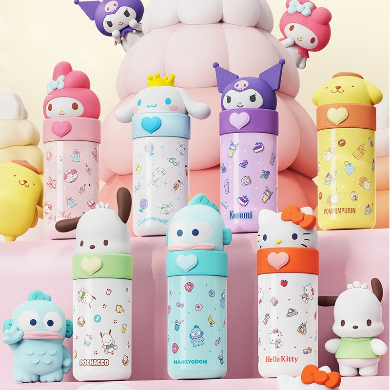 350ml Cartoon Portable Sanrio High Beauty Student Girl Water Cup 316 Food Grade Stainless Steel Children's Insulated Cup