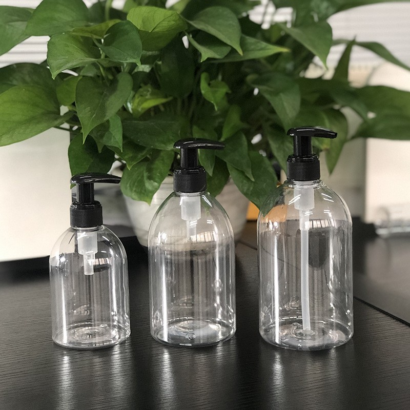 400ml plastic round bottle shampoo bath milk lotion pump bottles