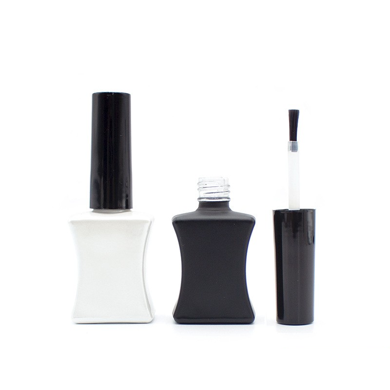 10ml profiled glass nail polish bottle Wholesale luxury portable cosmetics subpackage empty nail polish gel vial